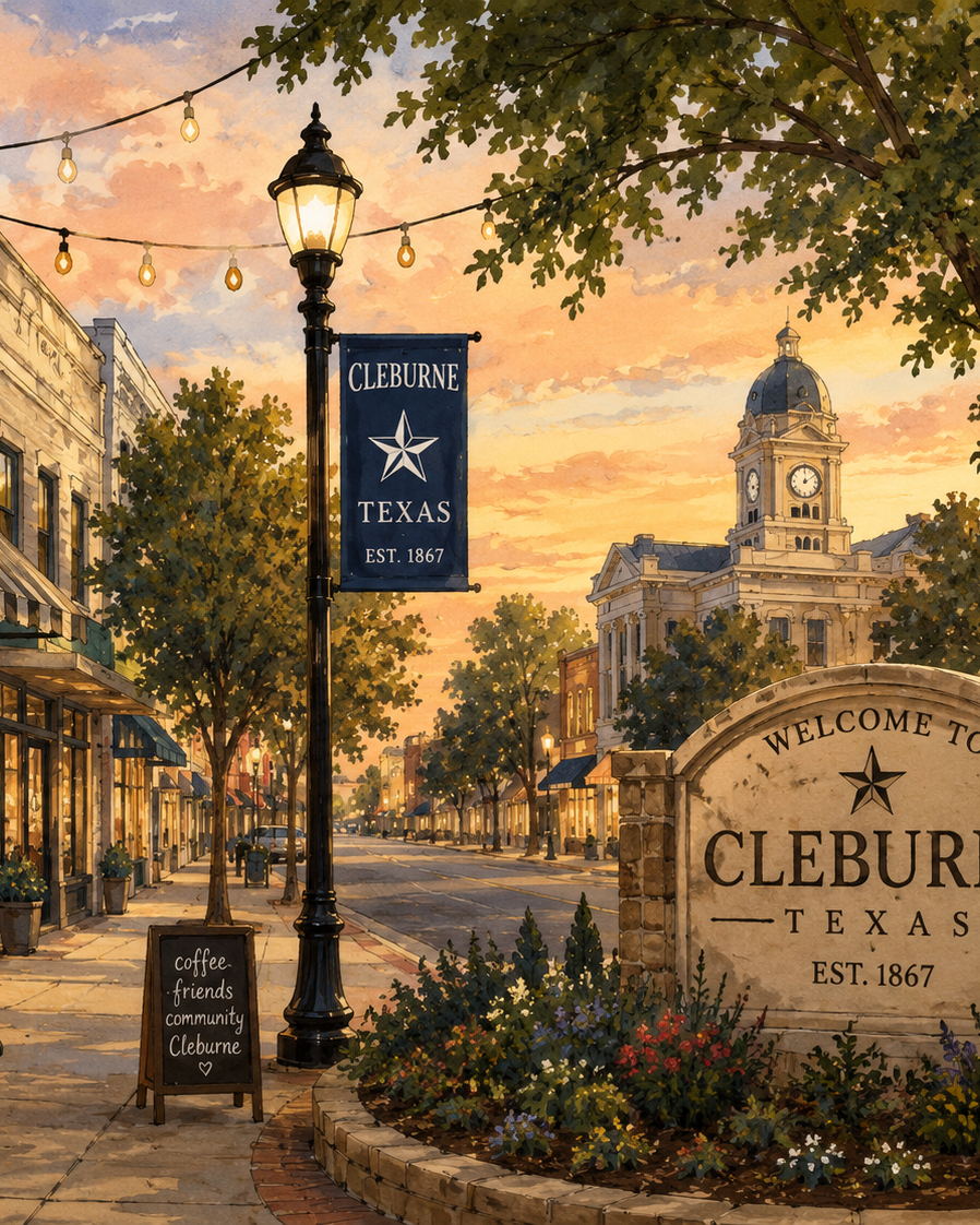 A home in Cleburne, Texas
